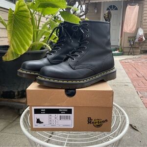 Dr. Martens 1460 Nappa Leather Lace Up Boots Size W7/M6 Grunge Punk Alternative